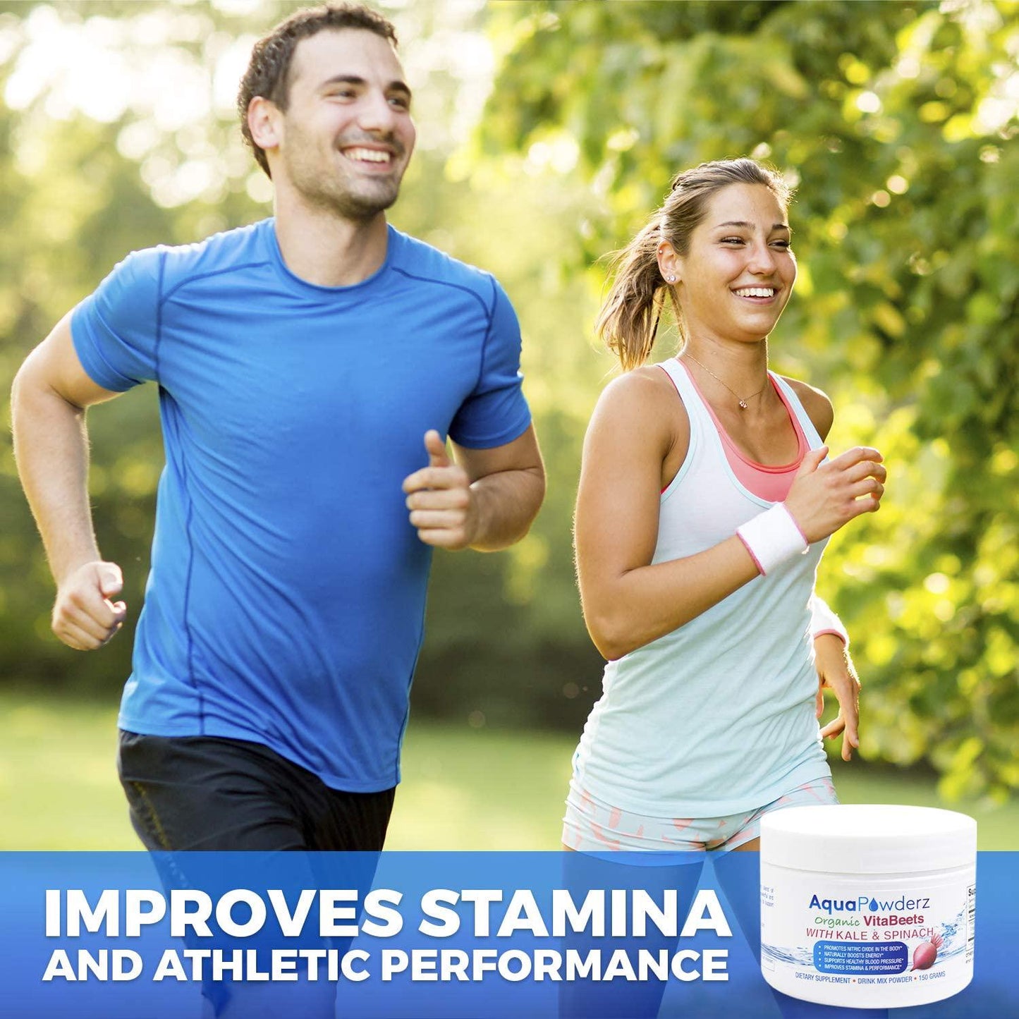 AquaPowderz Organic VitaBeets Powder| Beetroot Powder with Highly Nutritious Kale and Spinach Powder |Promotes Nitric Oxide for Heart Health| Energy |Stamina and Performance |Non GMO | USA |5.29 oz