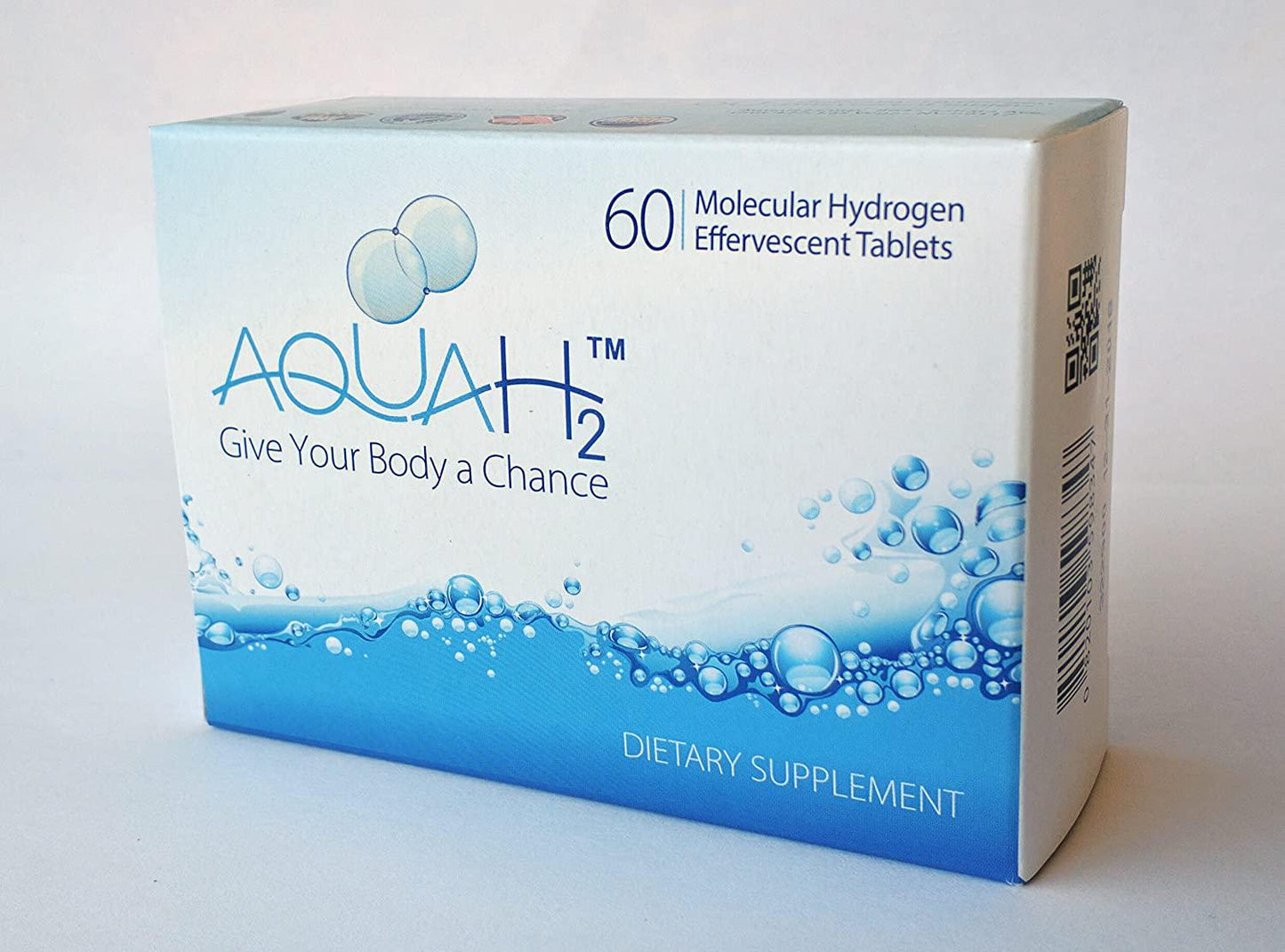Aquah2 Molecular Hydrogen Tablets | 60 Hydrogen Water Tablets by Aquah2