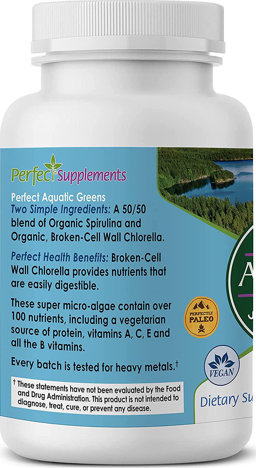 Aquatic Greens Veggie Caps 120 capsules Perfect Supplements