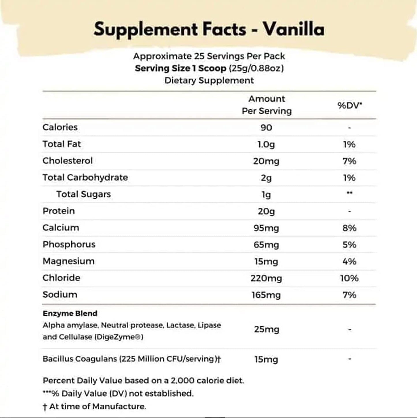 Arena Strength Vanilla Bean Whey Protein Powder