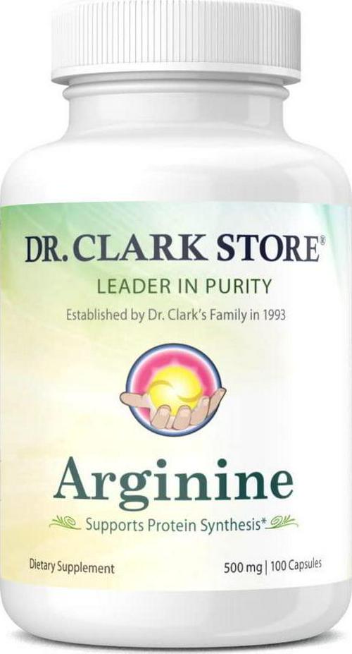 Arginine, 500mg, 100 capsules