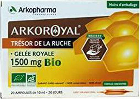 Arkopharma Royal Royal Jelly 1500Mg Bio 20 Phials