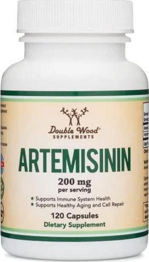 Artemisinin (Sweet Wormwood)(Artemisia Annua) 200mg Per Serving, 120 Capsules (Two Month Supply) Vegan Safe, Non-GMO, Gluten Free, Made in The USA by Double Wood Supplements
