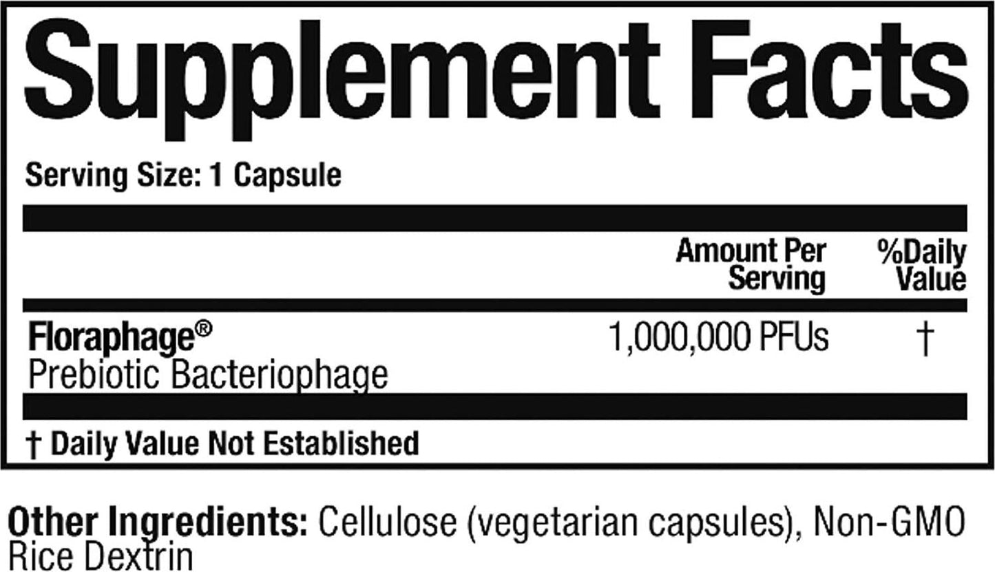 Arthur Andrew Medical, Floraphage, Prebiotic Formula and Probiotic Multiplier, 90 Capsules