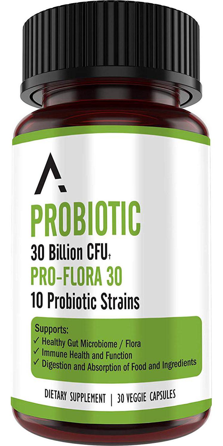 Ascendant Nutrition 30 Billion CFU Probiotic for Women and Men - Multi-Strain Spore Forming - Bacillus Subtilis, Lactobacillus Acidophilus, Bacillus Coagulans - Ultimate Digestive Health - 30 Capsules