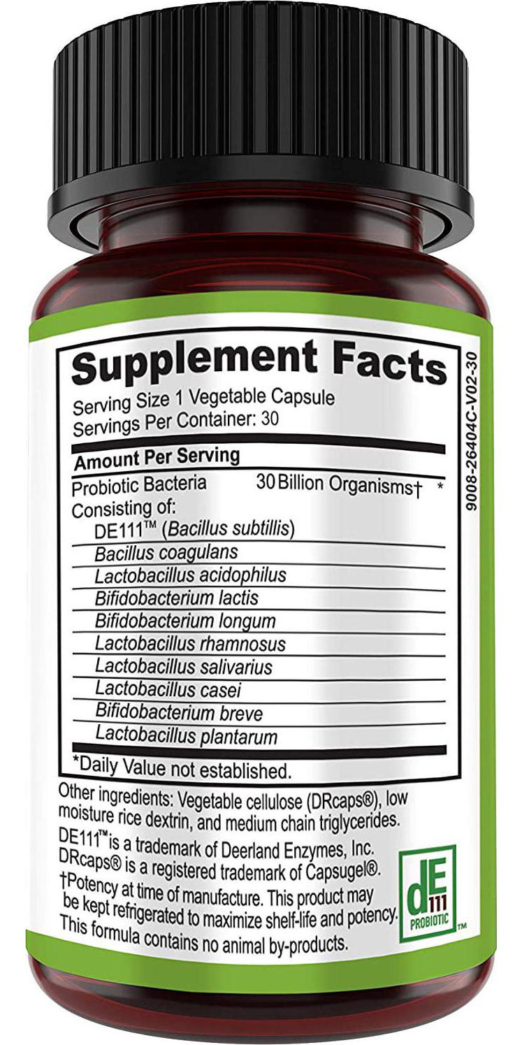 Ascendant Nutrition 30 Billion CFU Probiotic for Women and Men - Multi-Strain Spore Forming - Bacillus Subtilis, Lactobacillus Acidophilus, Bacillus Coagulans - Ultimate Digestive Health - 30 Capsules