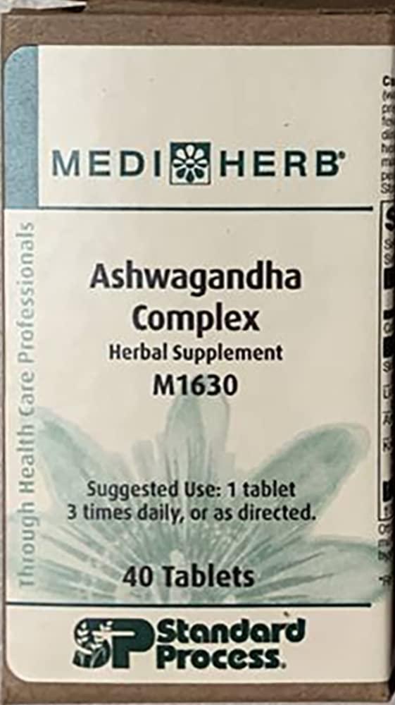 Ashwagandha Complex M1635 Medi Herb by Standard Process (Ashwagada Mediherb), 40 tabs