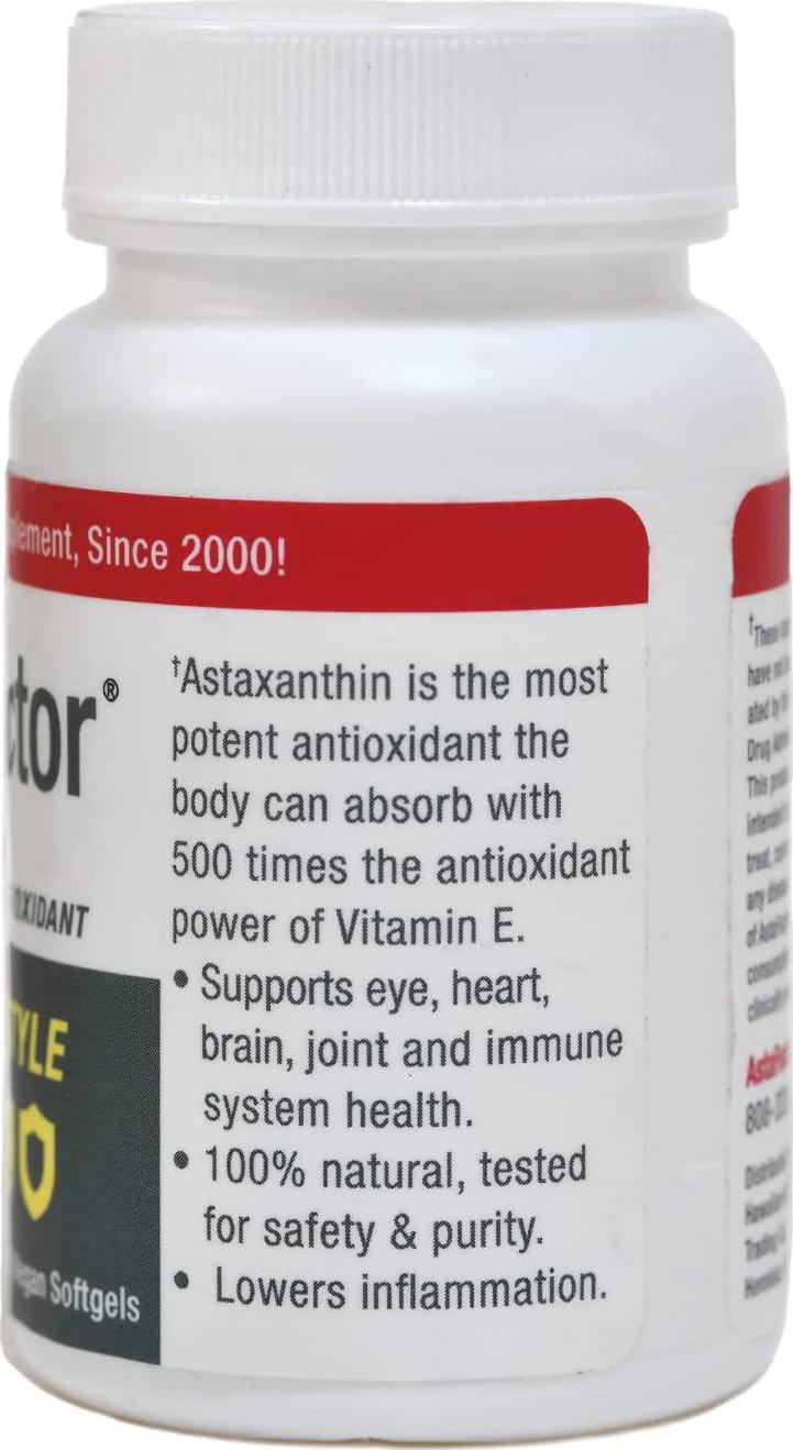 AstaFactor Silver Lifestyle Astaxanthin Supplement