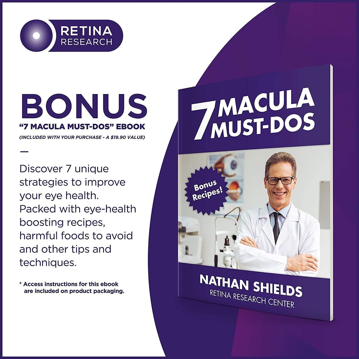 Astaxanthin 10mg - World’s First Certified Organic Astaxanthin Supplement - Natural Astaxanthin Extracted from Haematococcus Pluvialis Algae - Made in USA - by Retina Research