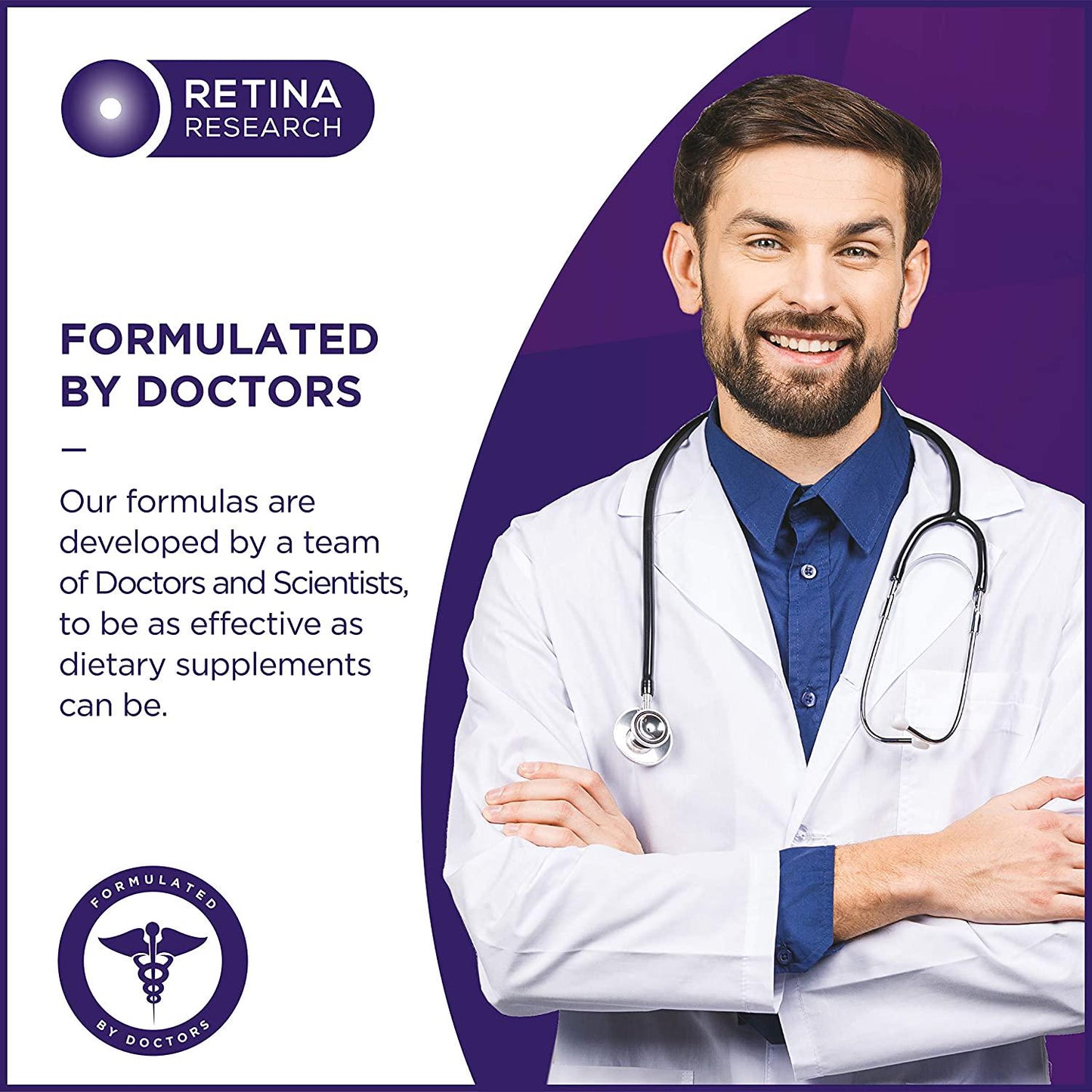 Astaxanthin 10mg - World’s First Certified Organic Astaxanthin Supplement - Natural Astaxanthin Extracted from Haematococcus Pluvialis Algae - Made in USA - by Retina Research