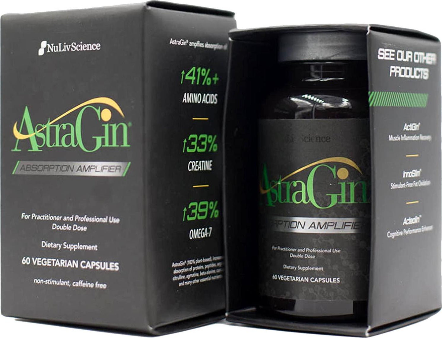 AstraGin Maximum bioavailability Enhancer for pre-Workout Supplements, BCAA and Protein Powder