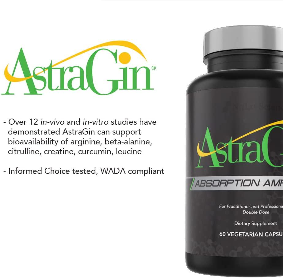 AstraGin Maximum bioavailability Enhancer for pre-Workout Supplements, BCAA and Protein Powder