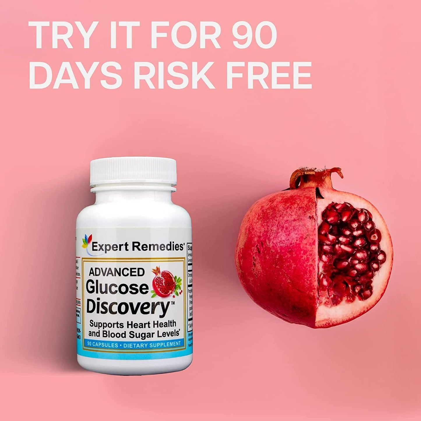 Astronauts Blood Sugar Support Supplement – for Lower Blood Sugar, Better Cholesterol Levels and Heart Health – with Gymnema Sylvestre, Chromium and Pomegranate Extract – 90 Count by Expert Remedies