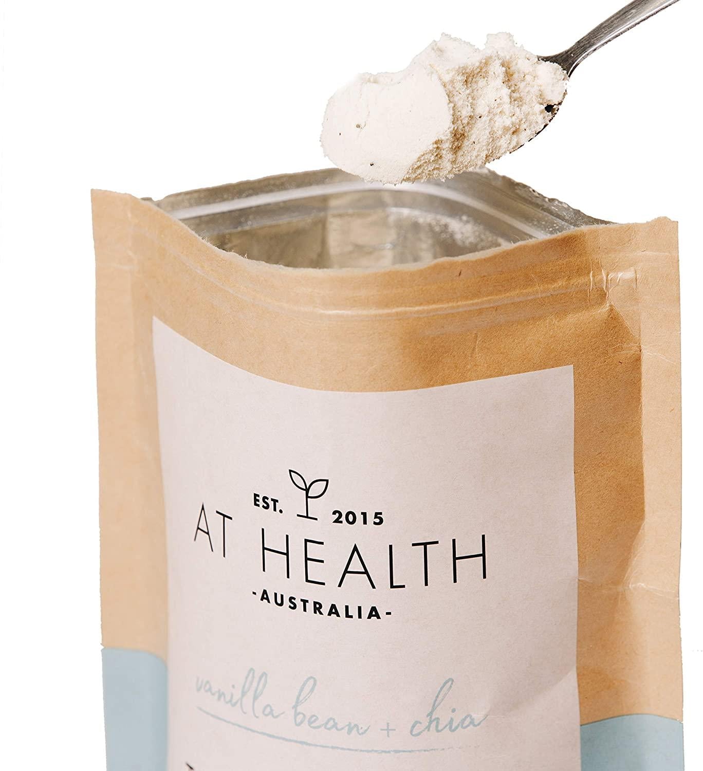 At Health Tummy Loving Lean Protein, Vanilla Bean + Chia 1 kg,, Vanilla Bean, Chia 1 kilograms