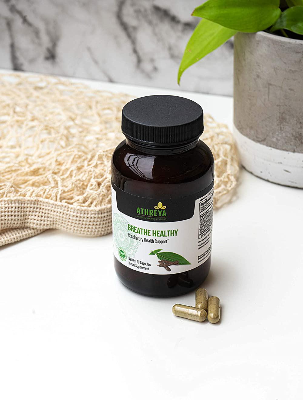 Athreya Herbs - Respiratory Health Ayurvedic Herb Blend with Organic Vegan Ingredients