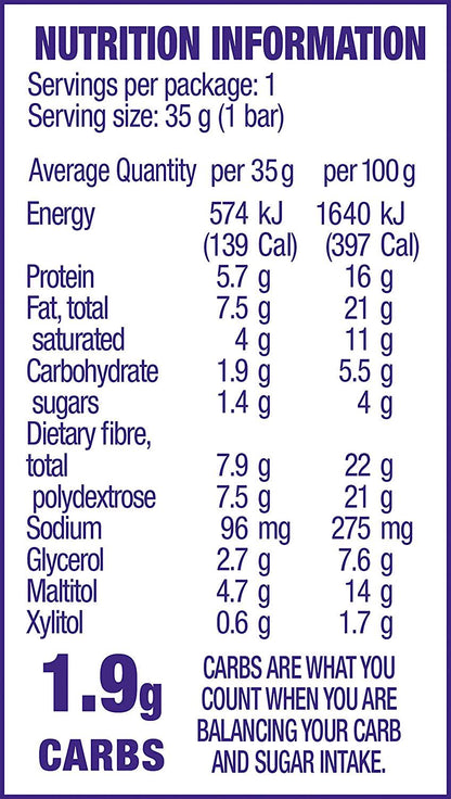 Atkins Endulge Caramel Nougat Bars | Keto Friendly Bars | 15 x 35g Low Carb Chocolate Bars | Low Carb, Low Sugar, High Fibre | 15 Bar Pack