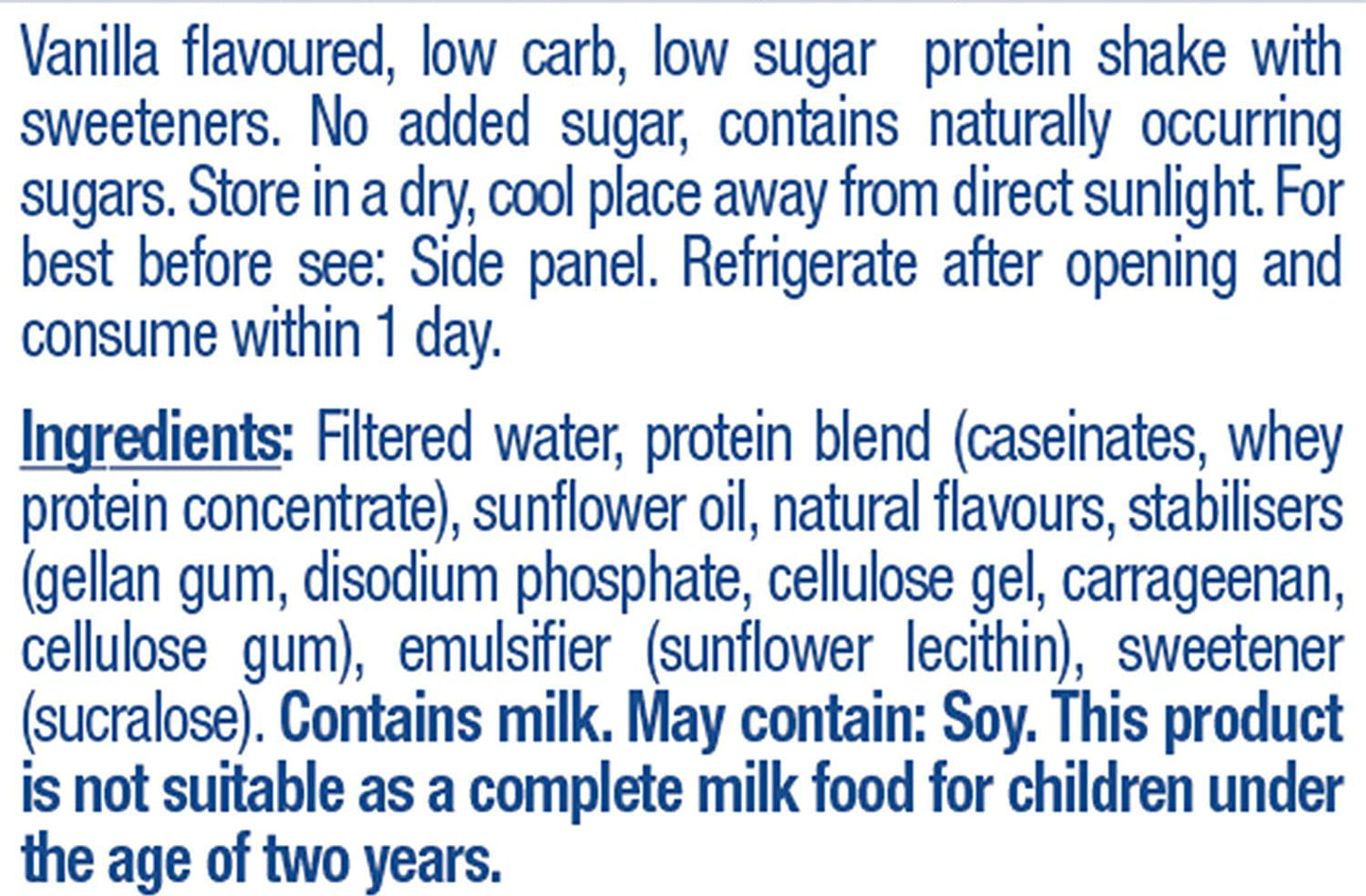 Atkins Low Carb Protein-Rich Shake Creamy Vanilla Drink 330ml, Pack of 6