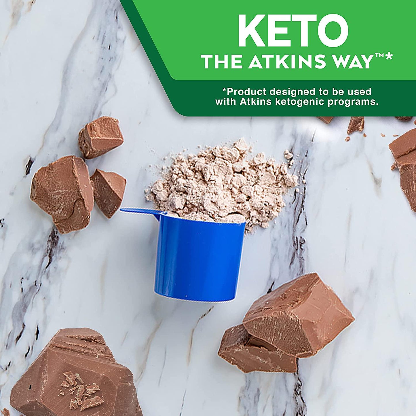 Atkins Low Carb Protein Shake Mix Chocolate, 330 grams