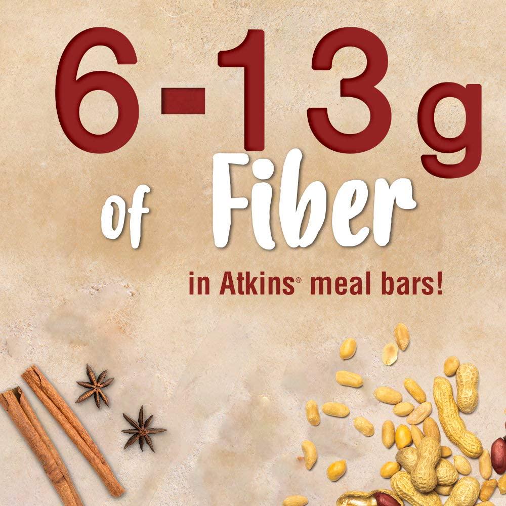 Atkins Protein-Rich Meal Bar, Chocolate Chip Granola, Keto Friendly, 8 Count