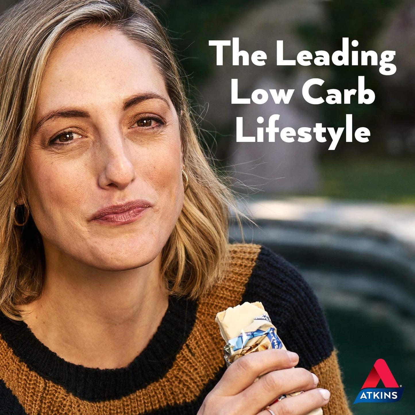 Atkins Protein-Rich Meal Bar, Chocolate Chip Granola, Keto Friendly, 8 Count