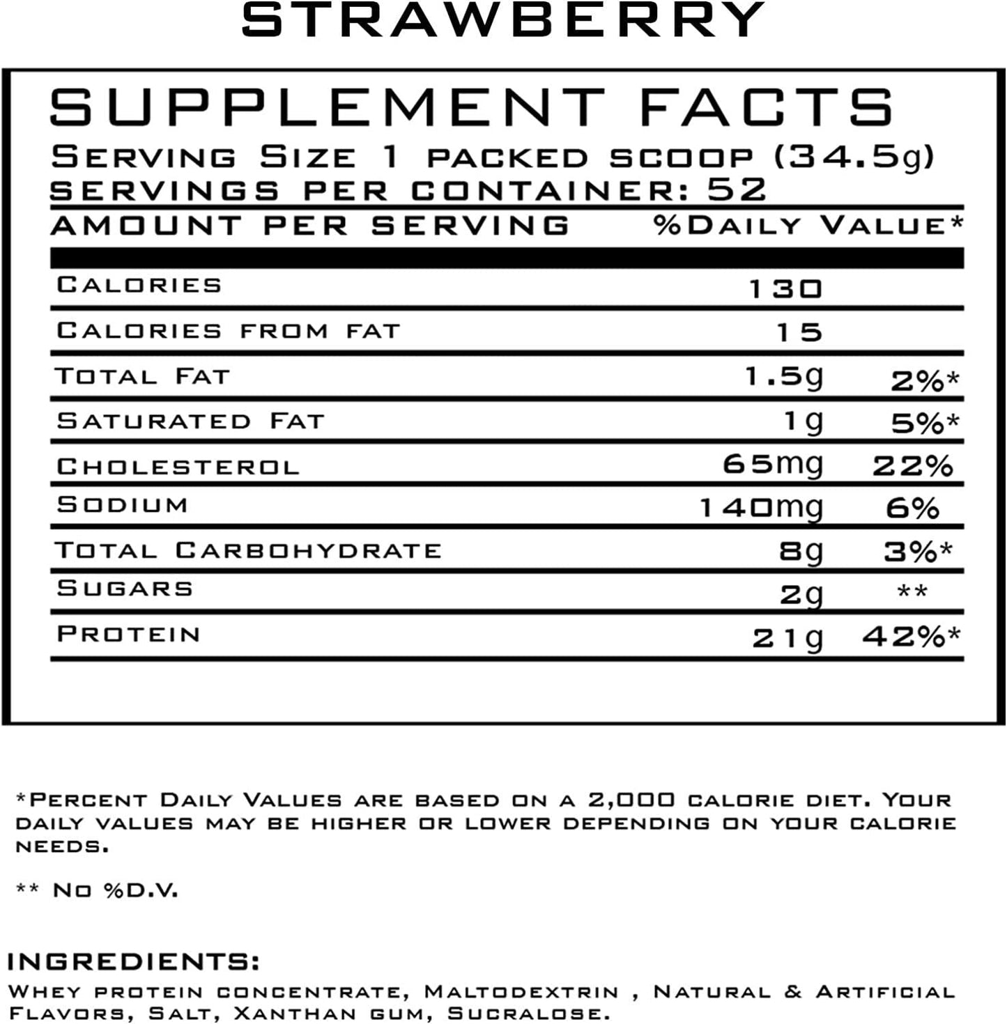 Atomic Strength Nutrition Alpha Whey Gold Ultra 100% Whey Protein Strawberry Easy to Digest Meal Replacement Sugar Free, Fat Free, Gluten Free, Lactose Free 4lb.