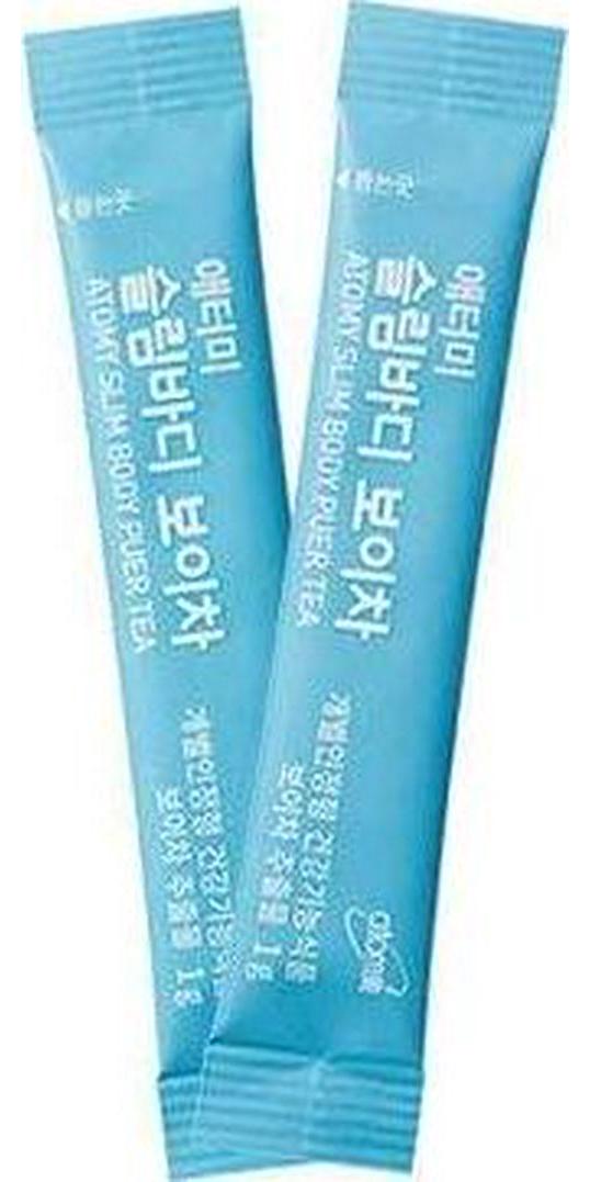 Atomy Slim Body Pu-erh Tea -First Steps to Reduce Healthy Body Fat, Pu-erh(Boi) Tea Extract Diet Detox Tea, Teatox and Appetite Suppressant,puerh Tea Bags(30 Teabags)