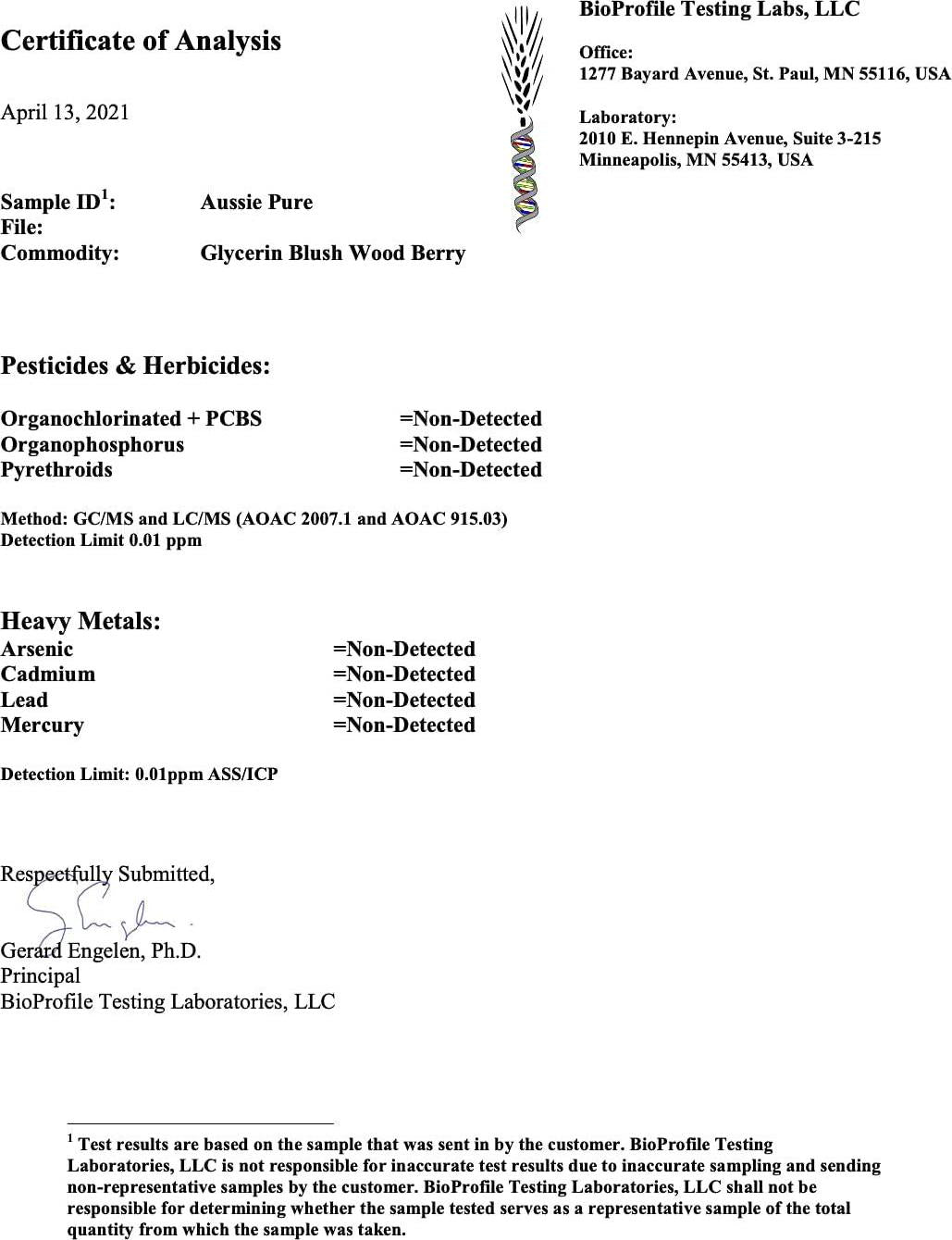 Aussie Pure Pet Therapy Blushwood Berry Tincture - 60ml - Maximum Strength - Lab Tested and Certified - Gentle, Oral and Topical Alcohol-Free Formula - Immune and Cell Support