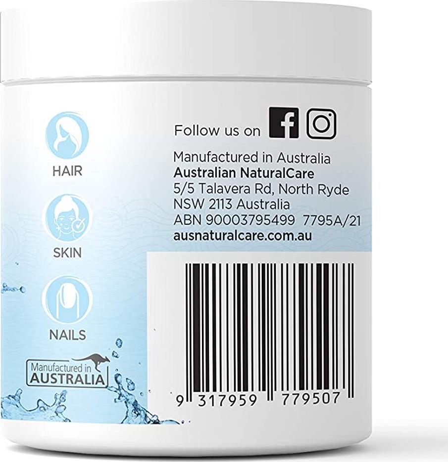 Australian NaturalCare Marine Collagen Plus Minerals (Original Flavour) 108g