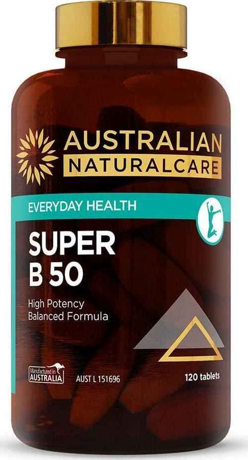 Australian NaturalCare - Super B 50 120 Tabs