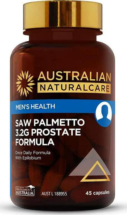 Australian NaturalCare - Men's Health - Saw Palmetto 3.2g Prostate Formula Capsules (45 Count)