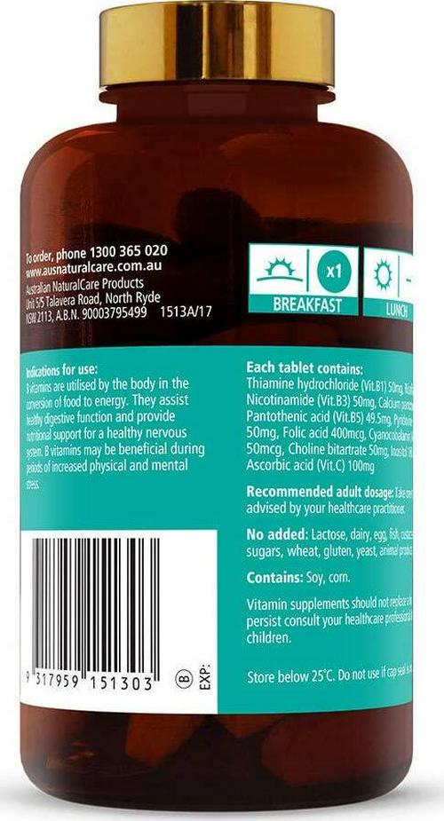 Australian NaturalCare - Super B 50 120 Tabs
