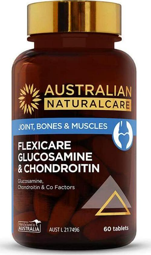 Australian NaturalCare - Flexicare Glucosamine and Chondroitin 60 Tabs - Joint Support