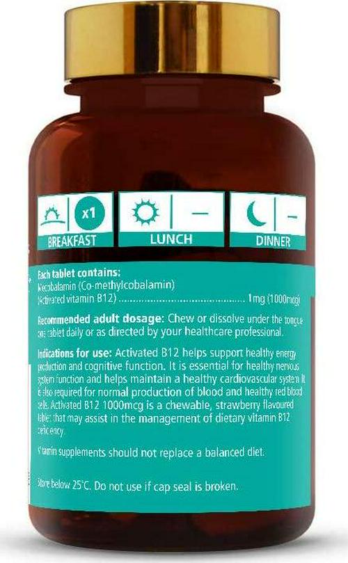 Australian NaturalCare - Everyday Health - 1000mcg Activated B12 Tablets (90 Count)