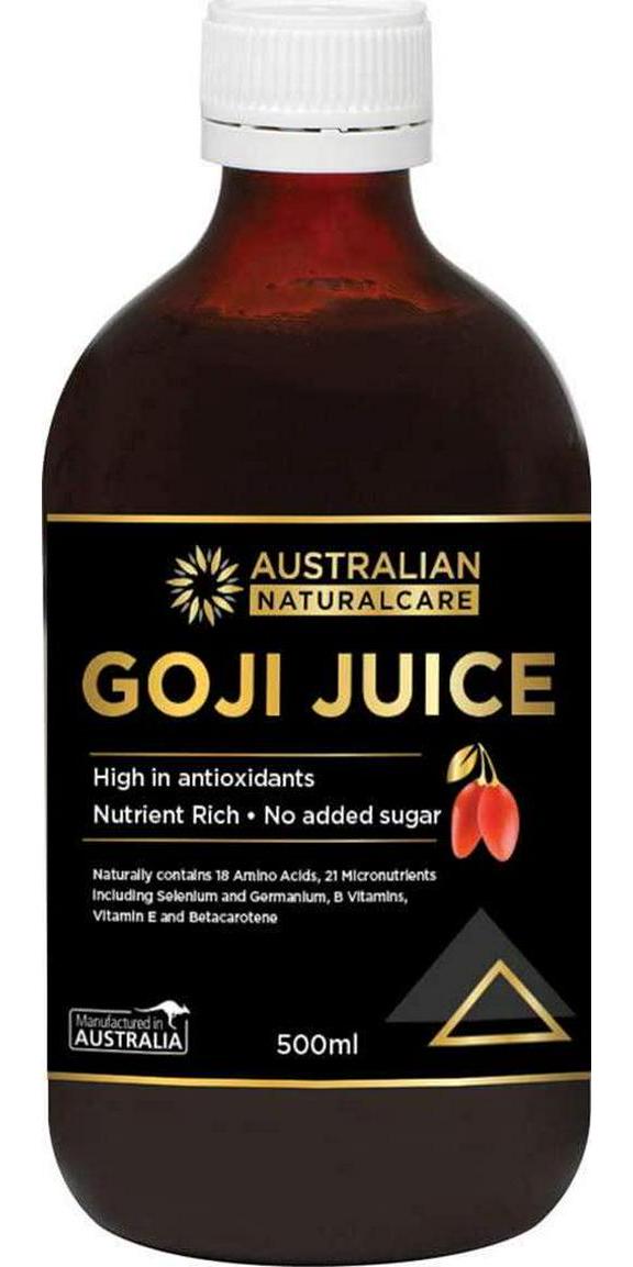 Australian NaturalCare Goji Juice, 500 Milliliter