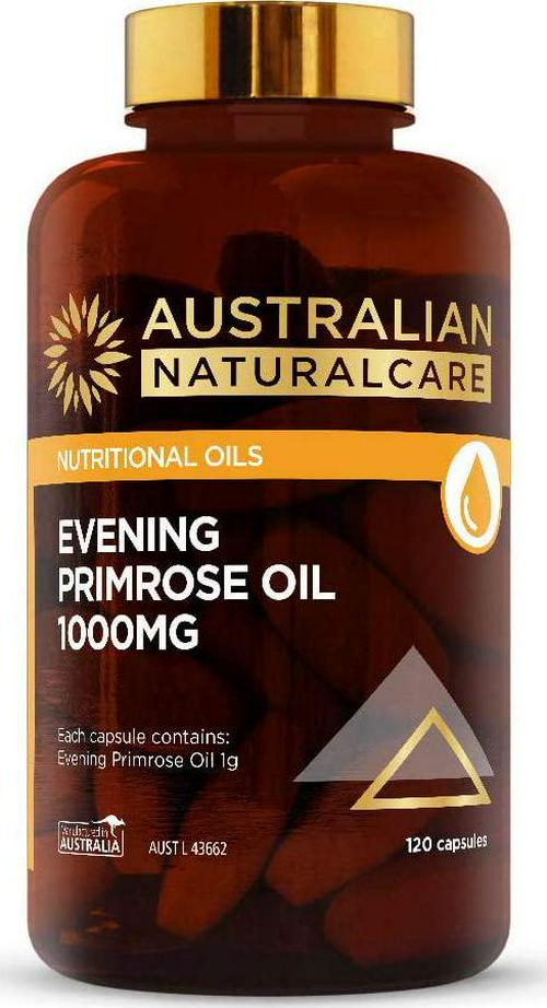 Australian NaturalCare - Nutritional Oils - 1000mg Evening Primrose Oil Capsules (120 Count)