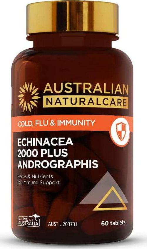 Australian NaturalCare - Echinacea 2000 Plus Andrographis 60 Tabs