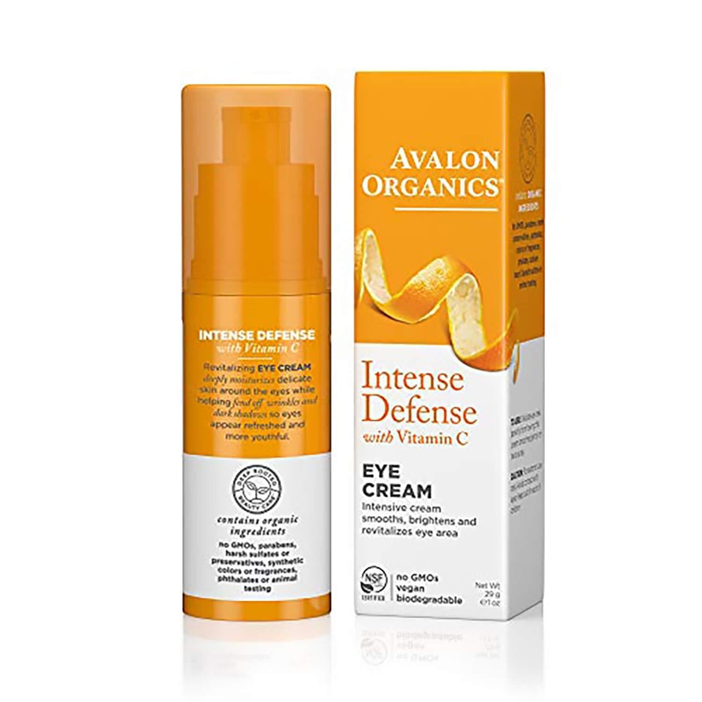 Avalon Organics Intense Defense Eye Cream, 1 oz.