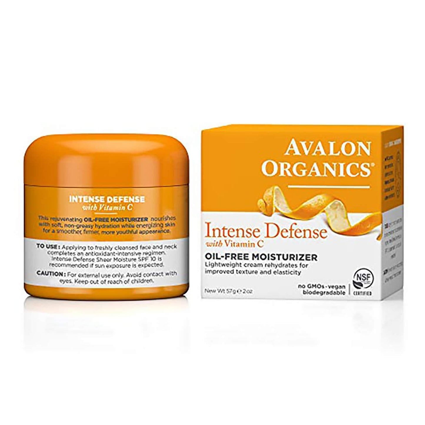 Avalon Organics Intense Defense Oil-Free Moisturizer, 2 Oz