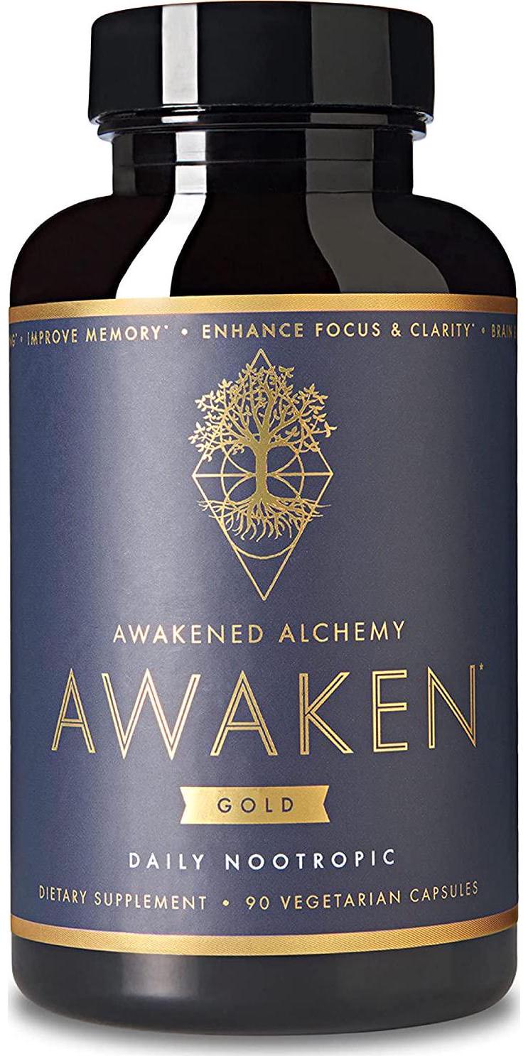 Awakened Alchemy - Awaken Gold Formula - 90 Vegetarian Capsules