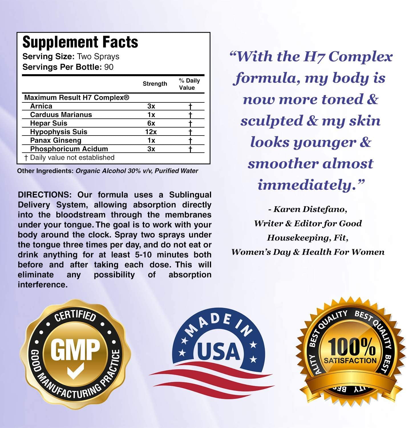 Award-Winning Natural Anti-Aging Formula, Not Prescription HGH 1-Month Supply | Lose Weight and Bodyfat, Boost Energy, Strength and Muscle Tone, Better Sleep, Sex Drive and Skin Tone. Pharmaceutical Grade