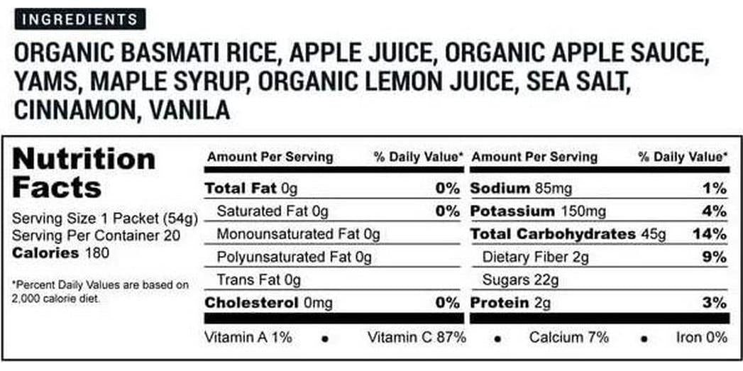Awesome Sauce (Vegan) Real Food Energy Gel for Runners, Triathlon, Endurance Athletes