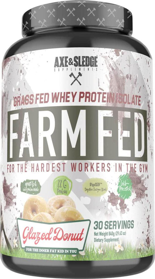 Axe and Sledge Farm Fed 30 Serves Glazed Donuts