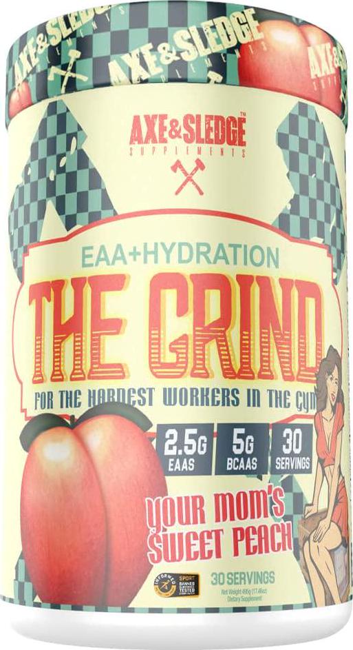 Axe and Sledge Supplements The Grind, Essential Amino Acids, Branched Chain Amino Acids and Electrolytes, Promotes Performance, Recovery, and Hydration, 30 Servings