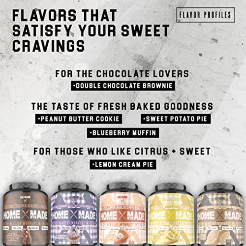 Axe and Sledge Supplements Home Made Whole-Foods-Based Meal Replacement Powder with DigeSEB Digestive Enzymes and Fibersol-2, Protein, Carbohydrates, and Fats, 25 Servings (Lemon Cream Pie)