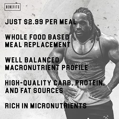 Axe and Sledge Supplements Home Made Whole-Foods-Based Meal Replacement Powder with DigeSEB Digestive Enzymes and Fibersol-2, Protein, Carbohydrates, and Fats, 25 Servings (Lemon Cream Pie)