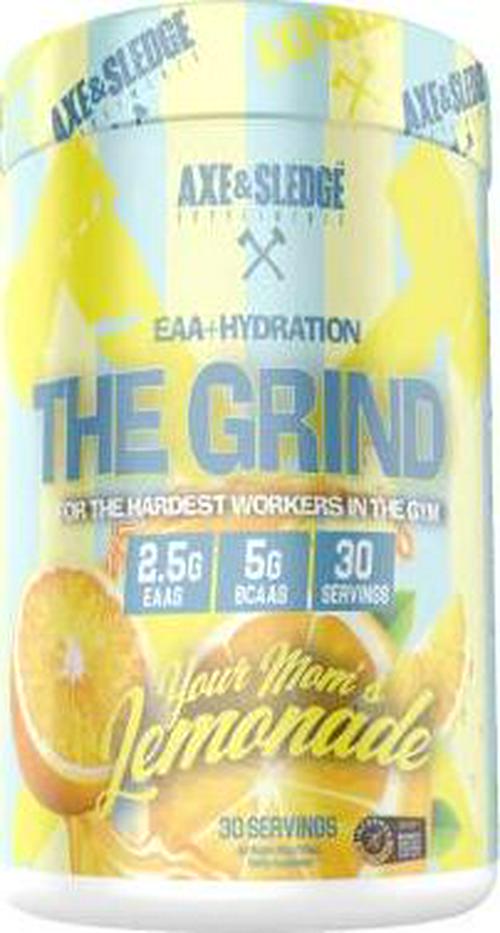 Axe and Sledge Supplements The Grind, Essential Amino Acids, Branched Chain Amino Acids and Electrolytes, Promotes Performance, Recovery, and Hydration, 30 Servings