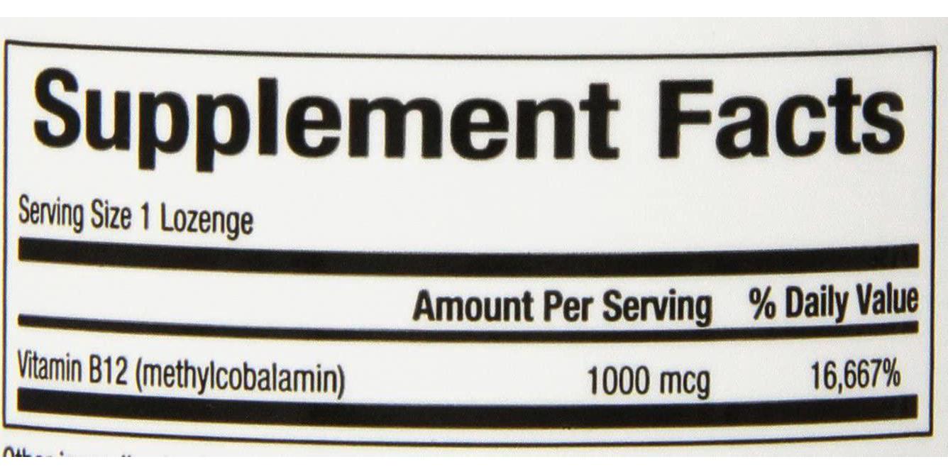 B12 Methylcobalamin 1000 mcg 60 loz (BC9420)