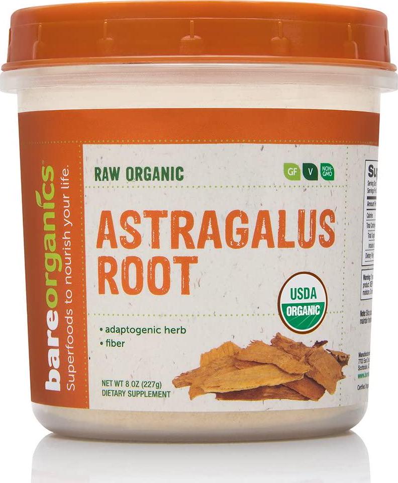 BAREORGANICS Astragalus Root Powder, 8 Ounce
