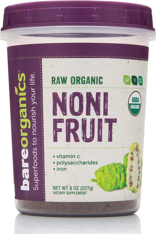BAREORGANICS Noni Fruit Powder, 8 Ounce