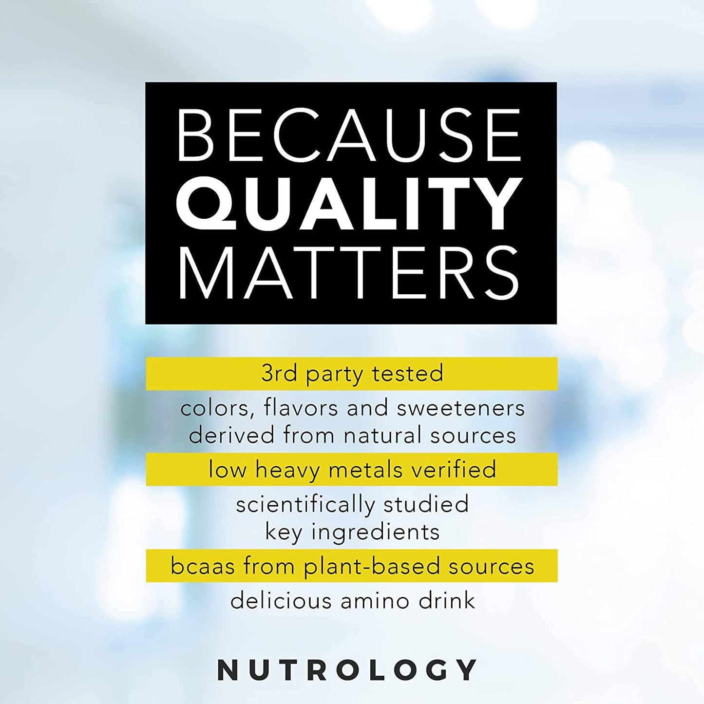 BCAA Natural-Non-GMO-Plant-Sourced Amino Acid Drink- Improve Performance -Enhance Recovery-Boost Immune Health-BCAA Drink Mix -Lemonade Flavor- 30 Serve